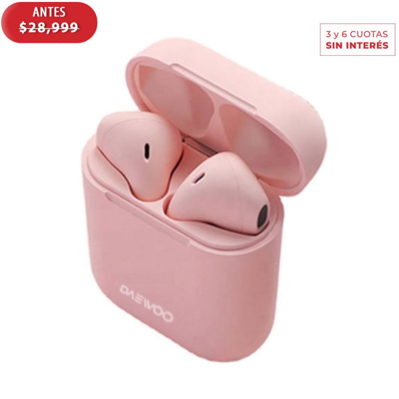 Auriculares Inalámbricos Daewoo Candy Spark DW-CS3105-PNK Rosa