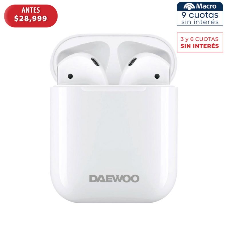 Auriculares Inalámbricos Daewoo Candy Spark DW-CS3105-WHT Blanco
