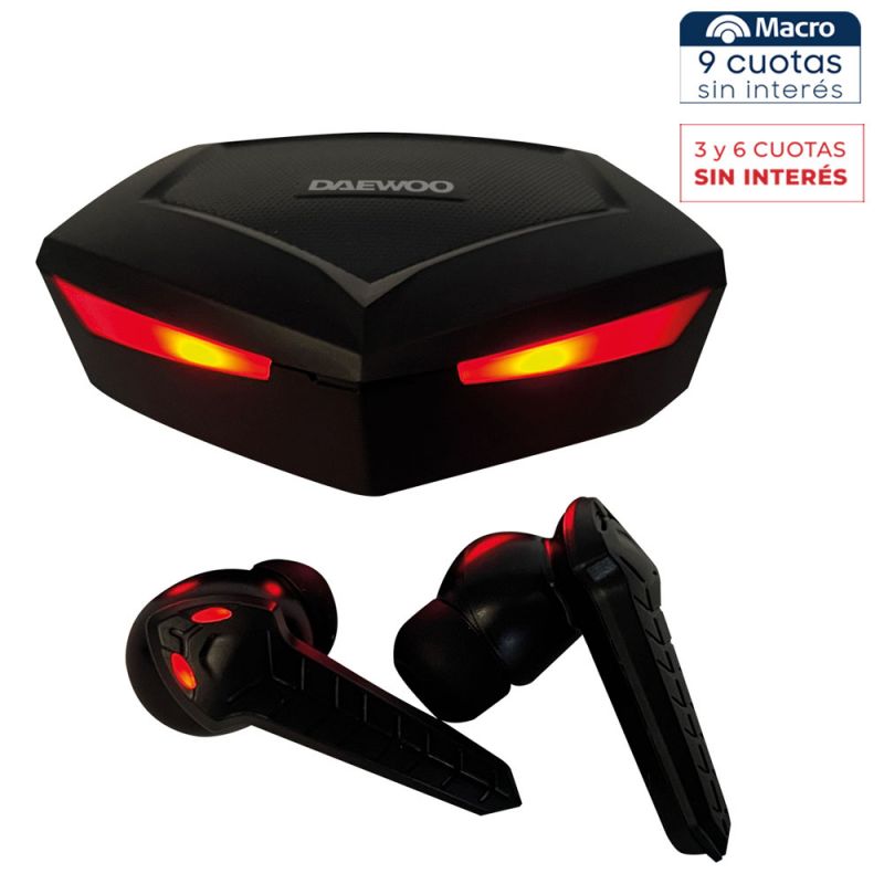 Auriculares Intrauditivos Daewoo GM1644-COL Bluetooth Rojo