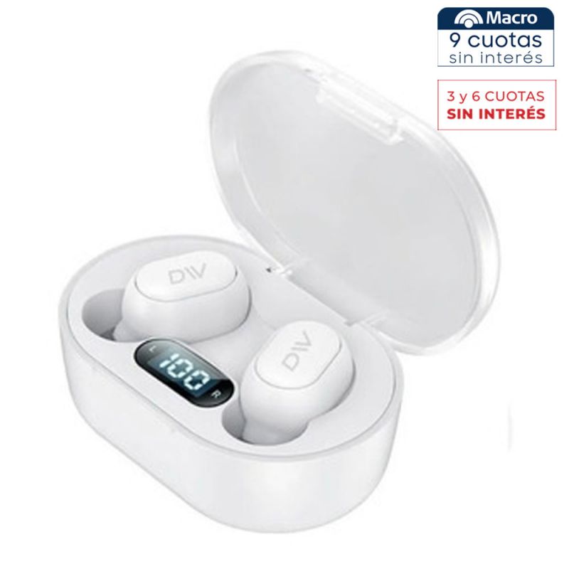 Auriculares Intrauditivos Daewoo Sprint Pro DW-SP1308-WH Bluetooth Blanco