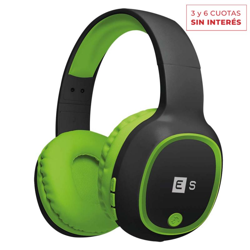 Auriculares Supraaurales Eurosound Cyclone BT159VRD Bluetooth Verde