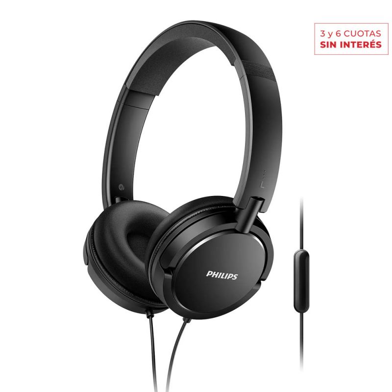 Auriculares Supraurales Philips SHL5005/00 C/Micrófono Negro