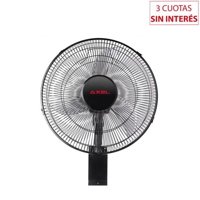 Ventilador Pared 16" Axel AX-PAR16 NEGRO