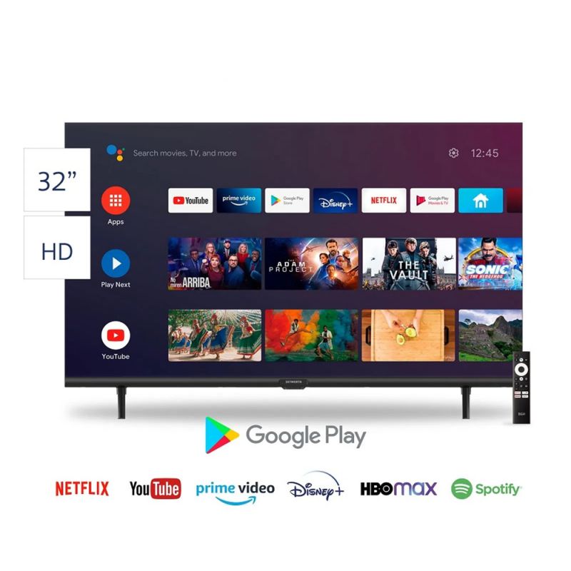 Smart TV 32" BGH HD B3222S5A Android Negro