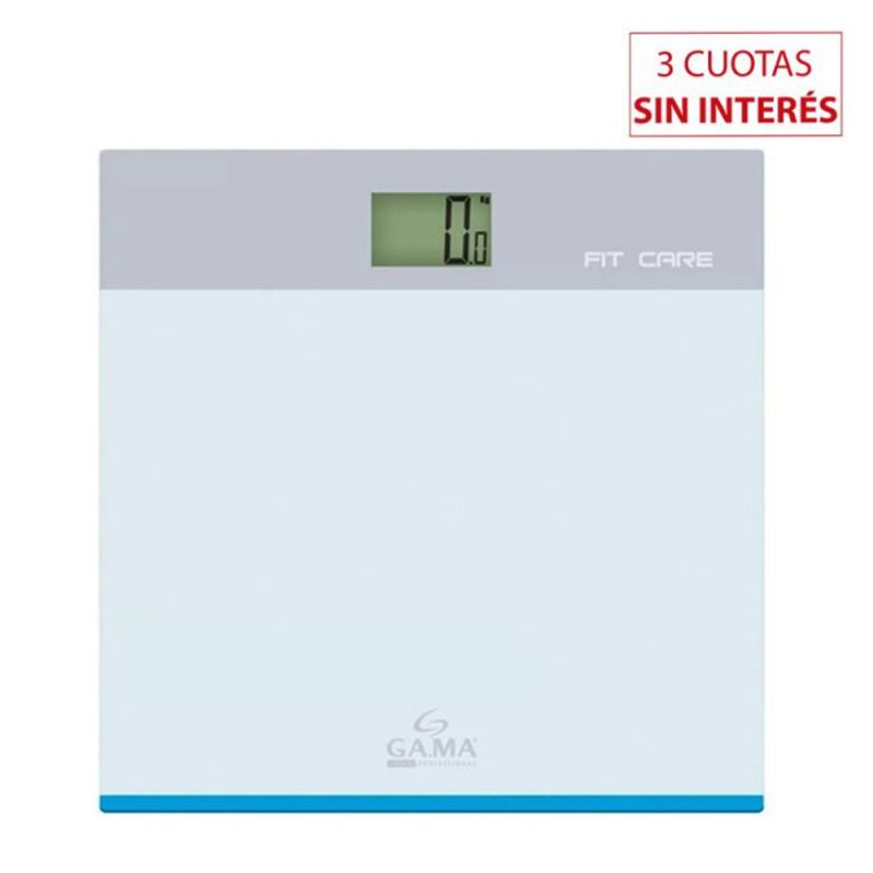 Balanza de Baño Digital GAMA Fit Care 130609 Blanca