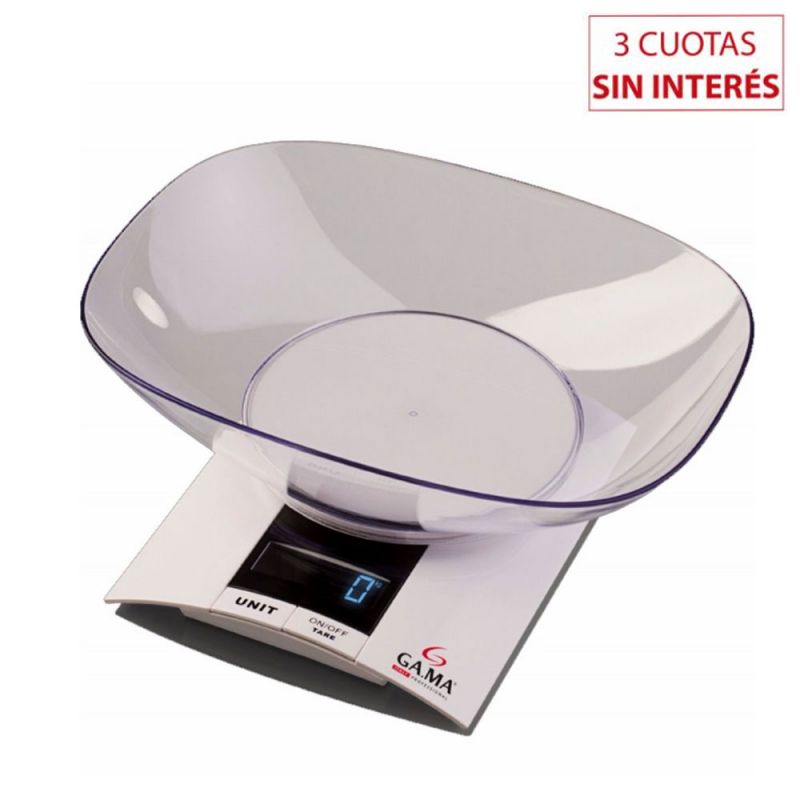 Balanza de Cocina Digital Gama SCK500 Blanco