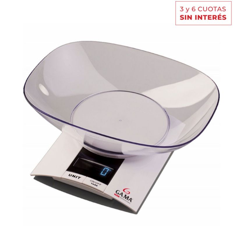 Balanza de Cocina Digital Gama SCK500 Blanco