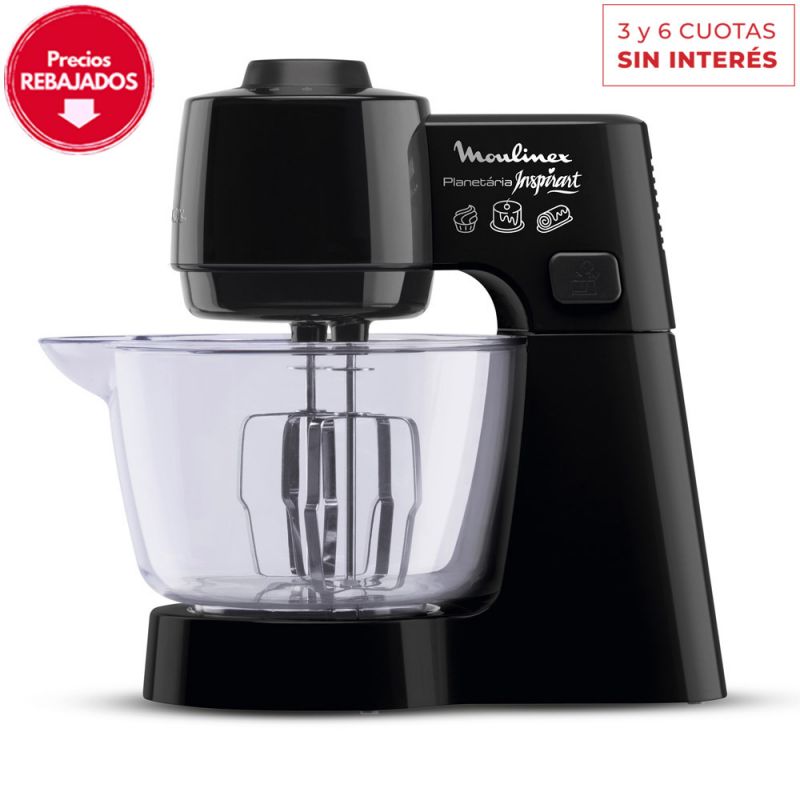 Batidora Planetaria Moulinex Inspirart QA710858 500w Negro