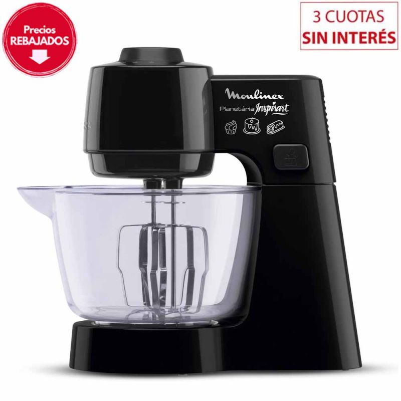 Batidora Planetaria Moulinex Inspirart QA710858 500w Negro