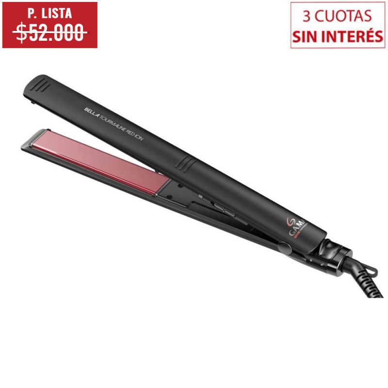 Plancha de cabello GAMA Elegance Bella Tourmaline Red Ion 130661