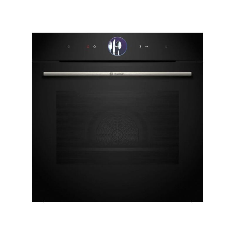 Horno Eléctrico de Empotrar 60cm Bosch 94HRG7361B1 Grill + Convección + Vapor Negro