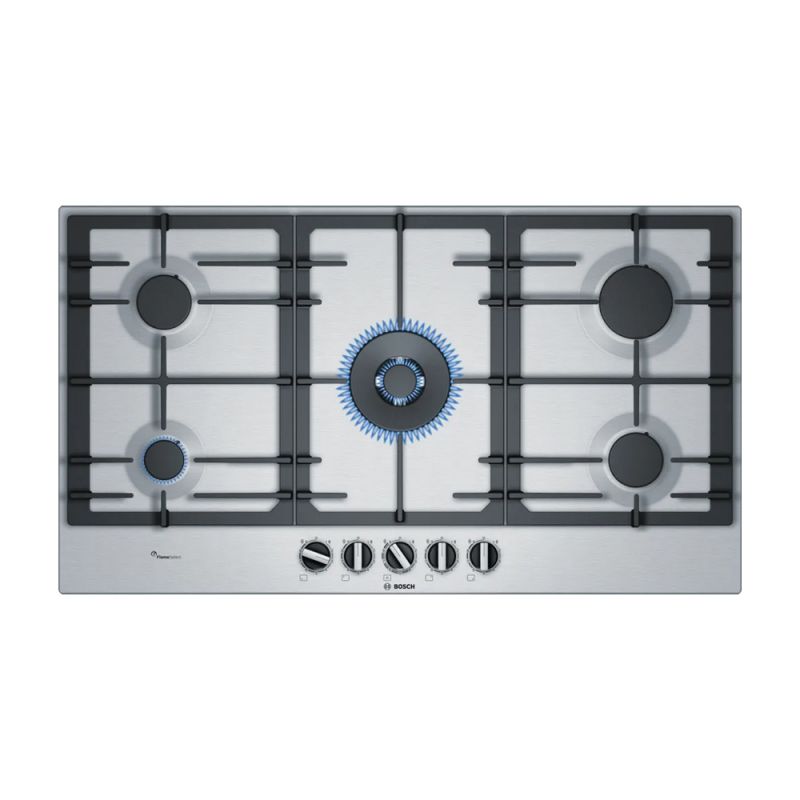Anafe a Gas 90cm 5H Bosch FlameSelect 94PCR9A5B90 Inox
