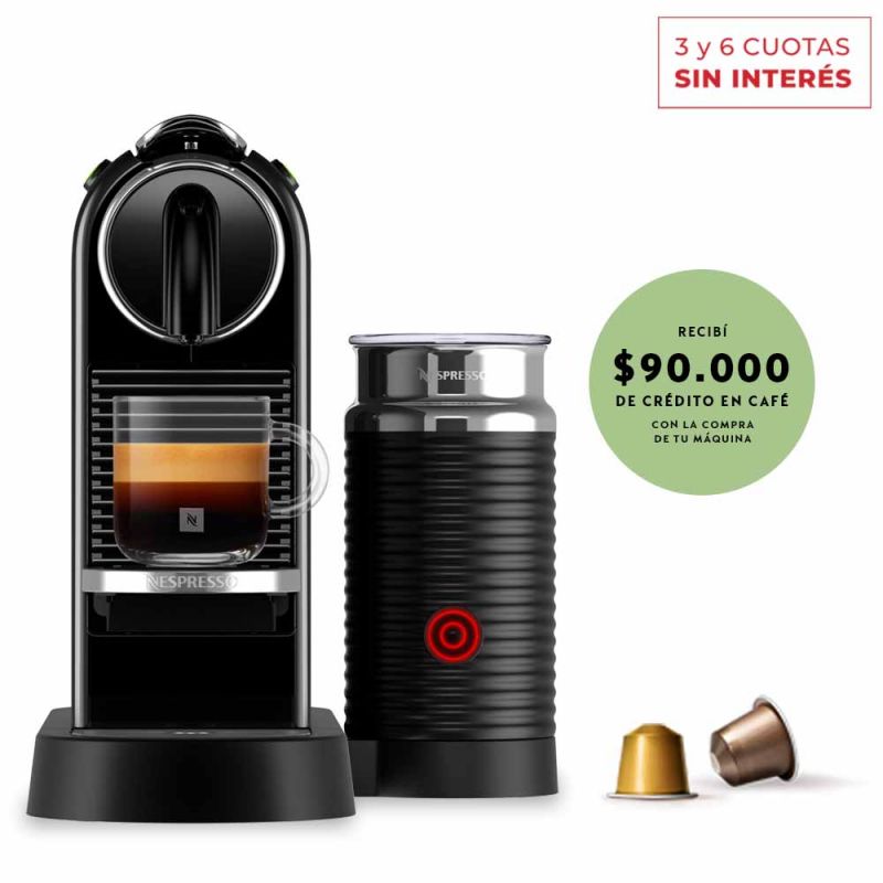 Cafetera Nespresso CitiZ & Milk D123-AR-BK-NE2 Negro