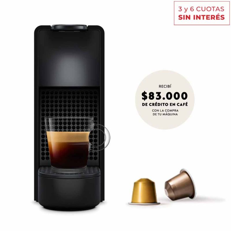 Cafetera Nespresso ESSENZA Mini Black C30-AR-BK-NE2