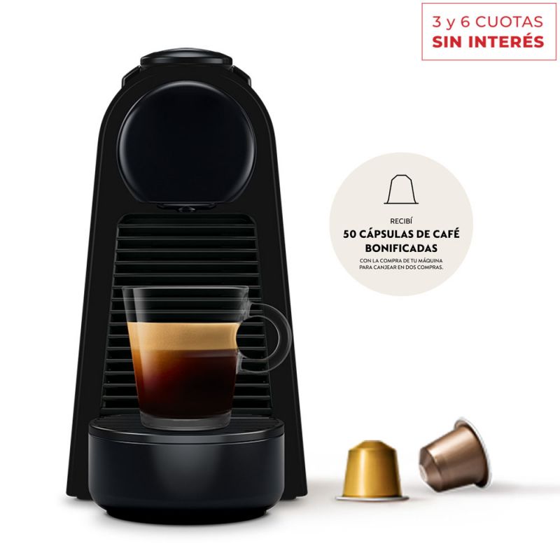 Cafetera Nespresso ESSENZA Mini D Black D30-AR-BK-NE2