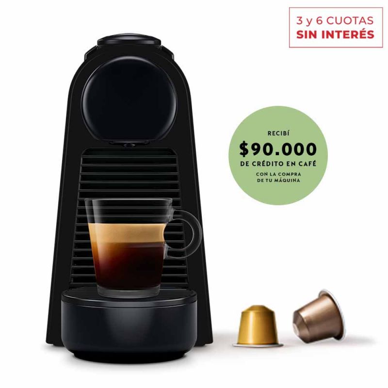 Cafetera Nespresso ESSENZA Mini D Black D30-AR-BK-NE2