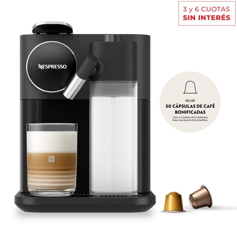 Cafetera Nespresso Gran Lattissima F541-AR-BK-NE Black