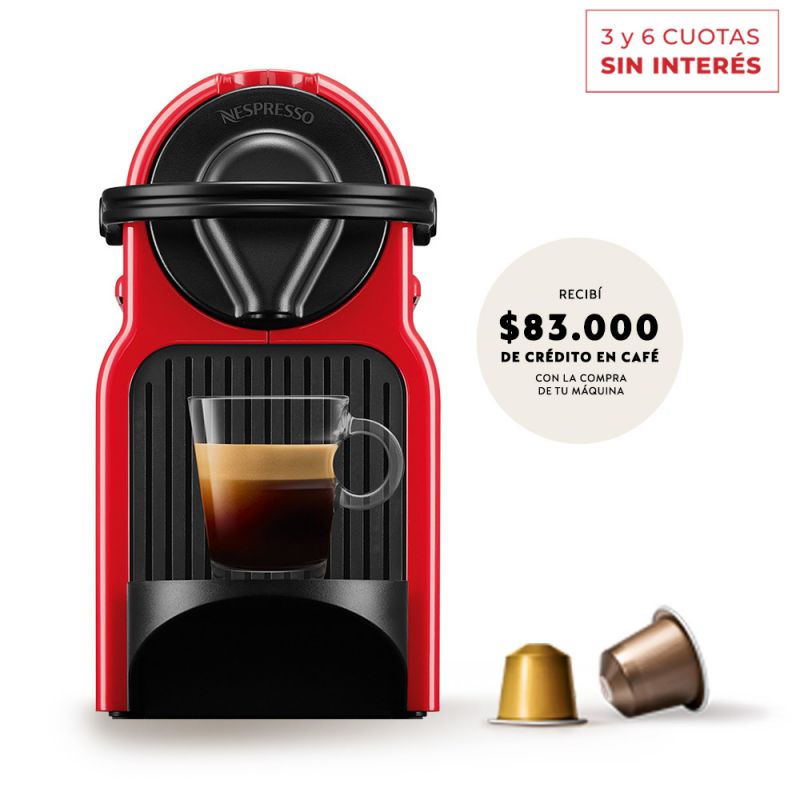 Cafetera Nespresso INISSIA Red C40-AR-RE-NE4 (I920021/854498)