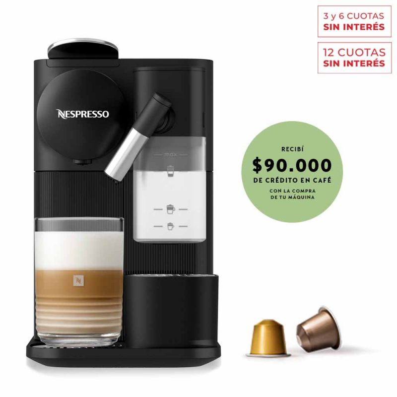 Cafetera Nespresso Lattissima One Black F121-AR-BK-NE Negro