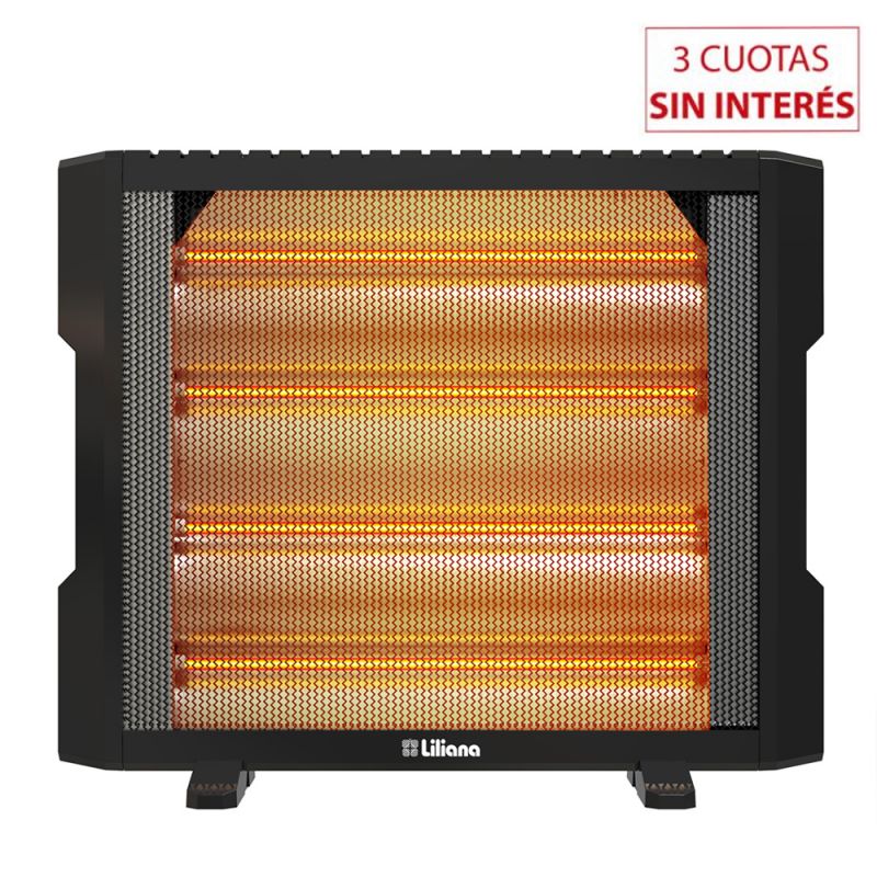 Calefactor Infrarrojo Liliana Infractec CI650 2200W Negro