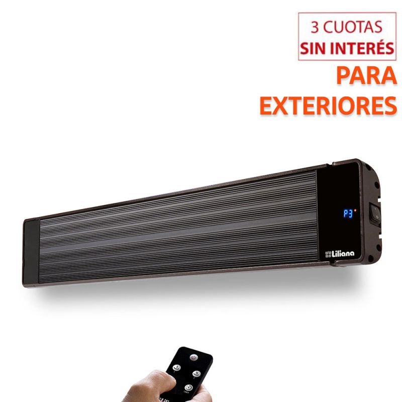 Calefactor Techo/Pared Liliana CPA2400 WiFi Negro