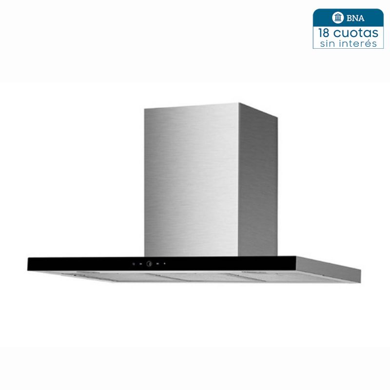 Campana 90cm Spar Recta Soft 1790 C/Salida Inox