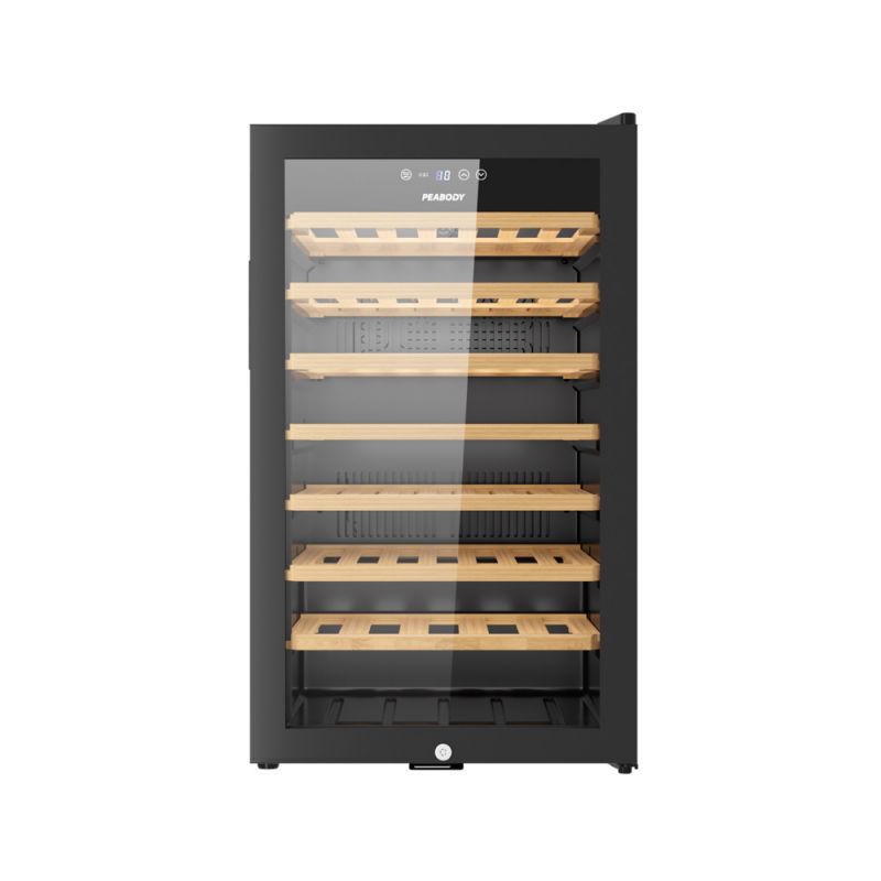 Cava de Vino 51 Botellas Peabody PE-CVC51N Compresor Estantes de Madera