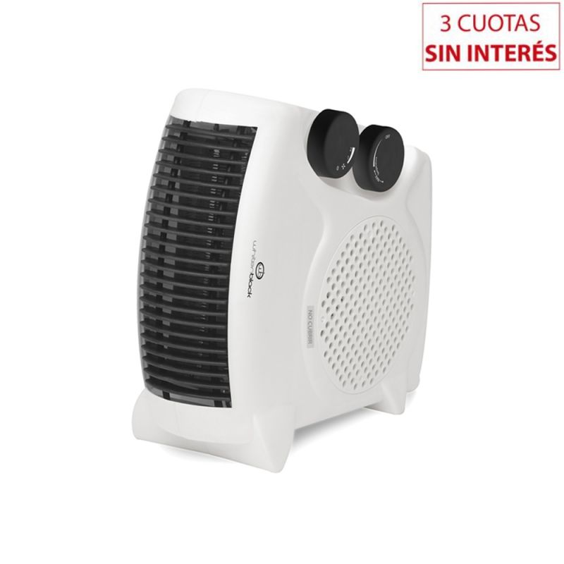 Caloventor Dual Whitenblack CAWB02 Blanco