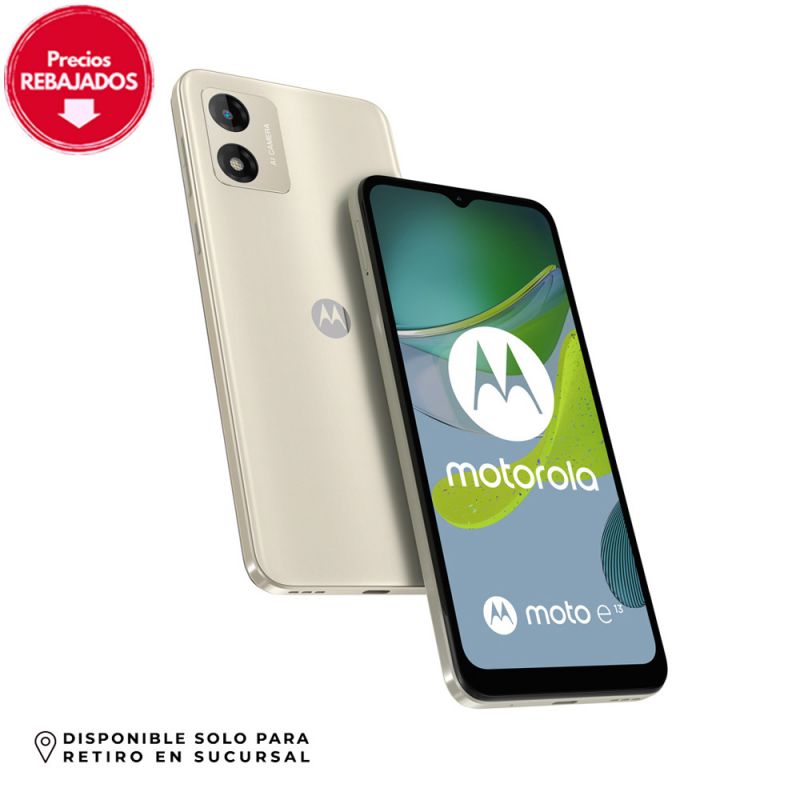 Celular Motorola Moto E13 4G 64GB Natural