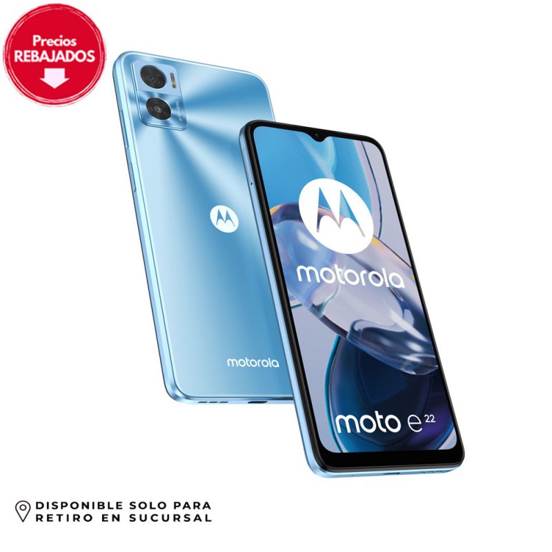 Celular Motorola Moto E22 4G 32GB Celeste