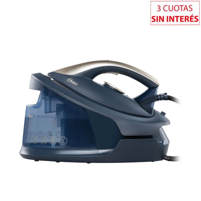 Plancha 2 en 1 con Central de Vapor Oster GCSTSG15-054 Azul