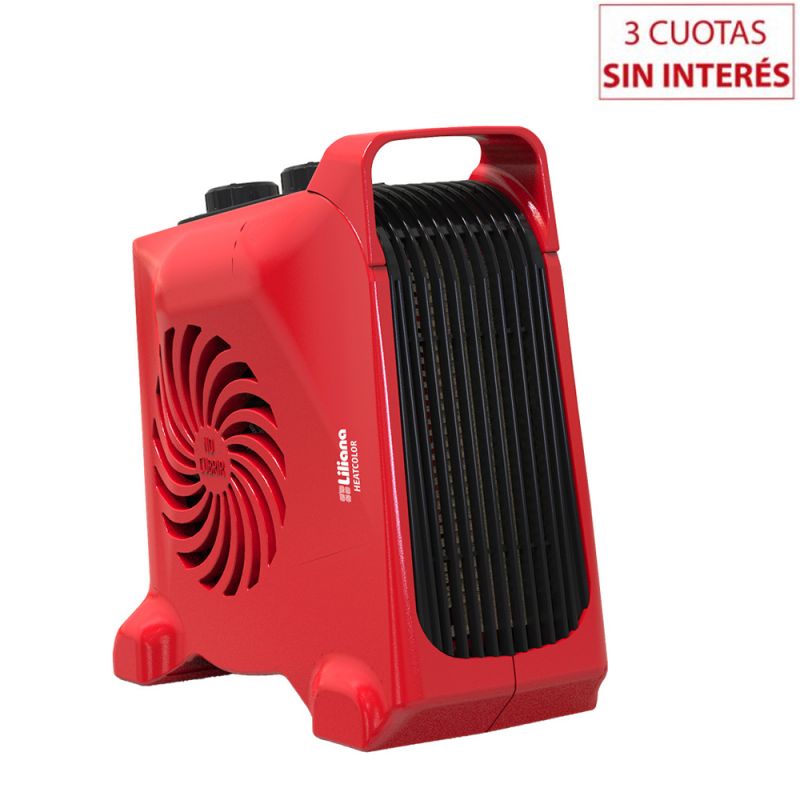 Caloventor Liliana Dual Heatcolor CFH501R Rojo