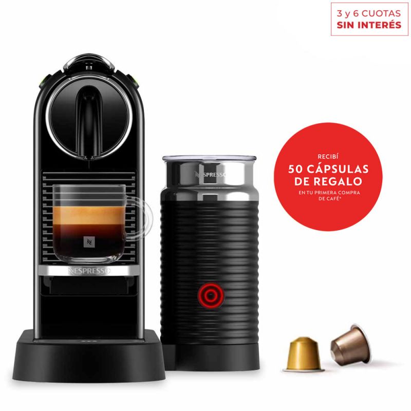 Cafetera Nespresso CitiZ & Milk D123-AR-BK-NE2 Negro