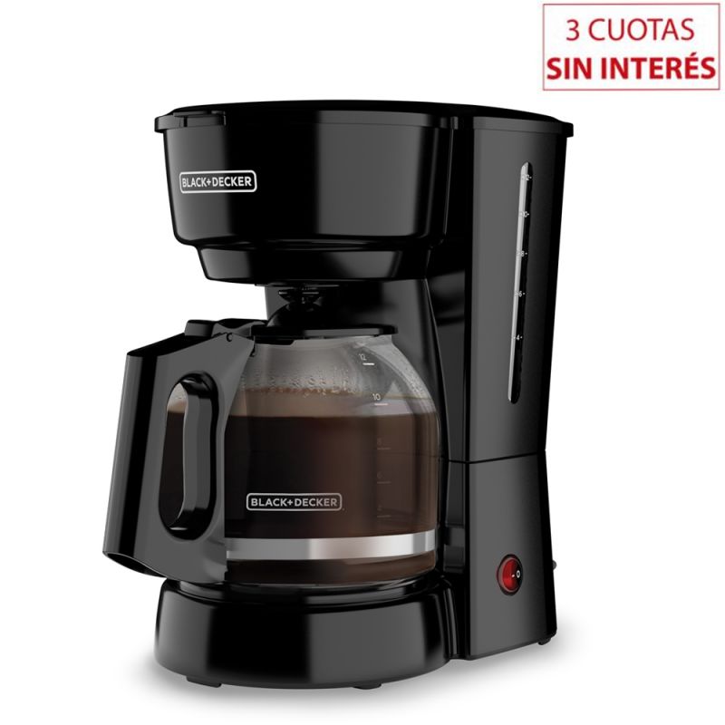 Cafetera de Filtro Permanente Black & Decker CM0916B Negro