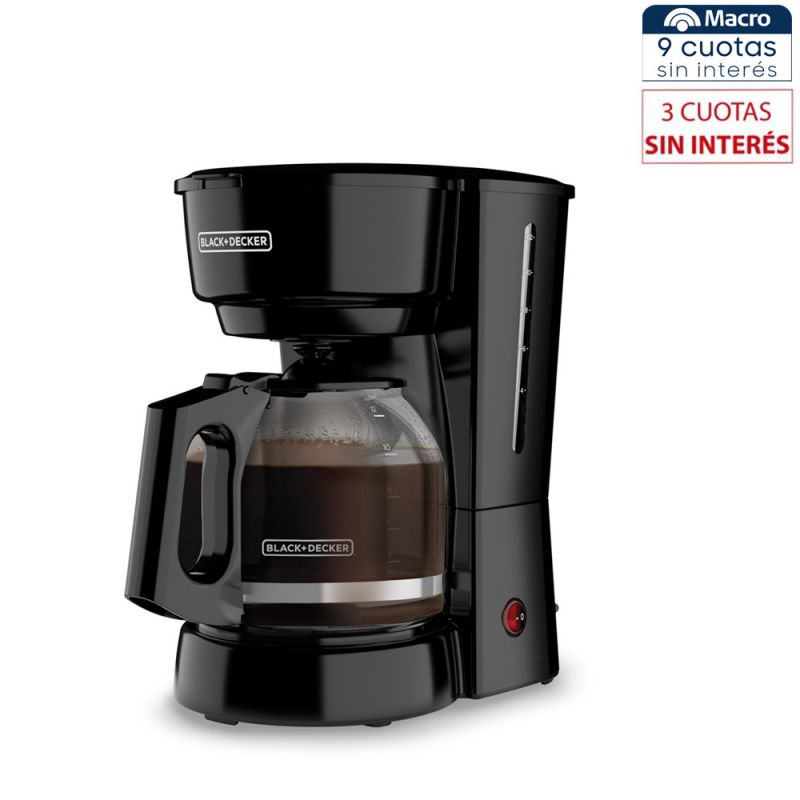 Cafetera de Filtro Permanente Black & Decker CM0916B Negro
