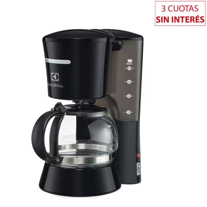 Electrolux Cafetera CMB31 12 tazas Negra