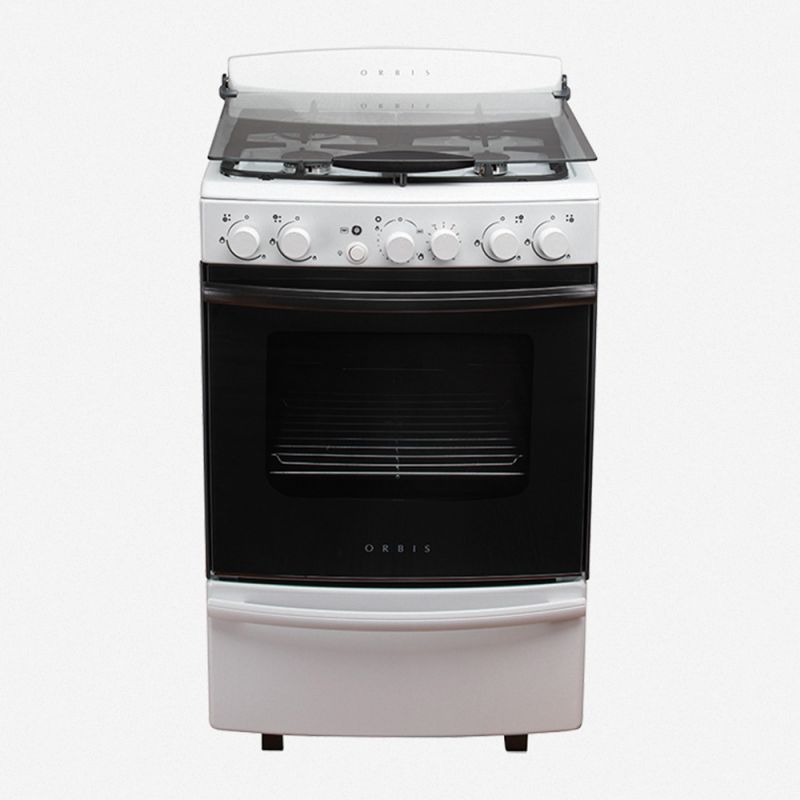 Cocina a Gas 55CM 4H Orbis 978BC4M Blanco 