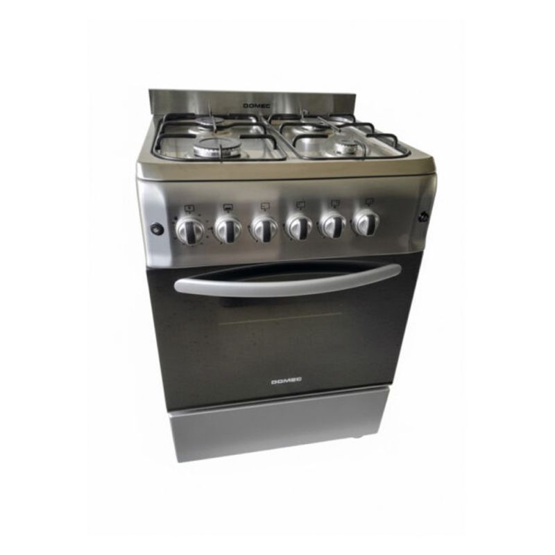 Cocina a Gas 57.5CM 4H Domec F640 Inox
