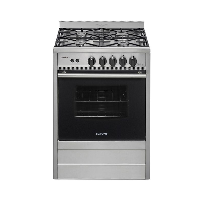 Cocina Gastronómica a Gas 60CM 4H Longvie Bistró 31601XS Inox