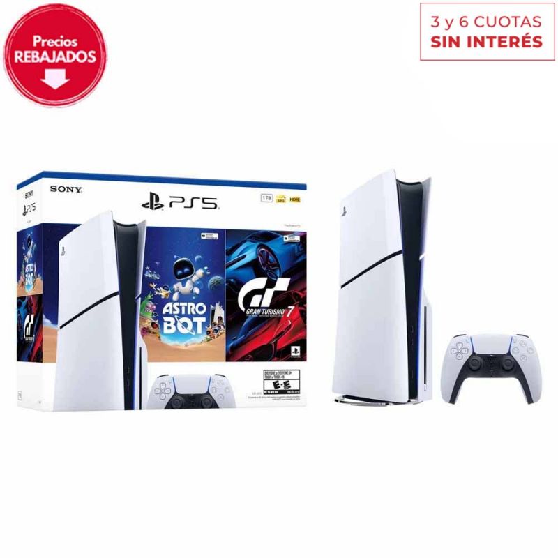 Consola Sony PlayStation 5 PS5 Slim Standard 1TB-SSD