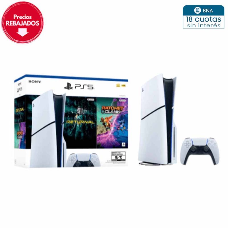 Consola Sony PlayStation 5 PS5 Slim Standard 1TB-SSD