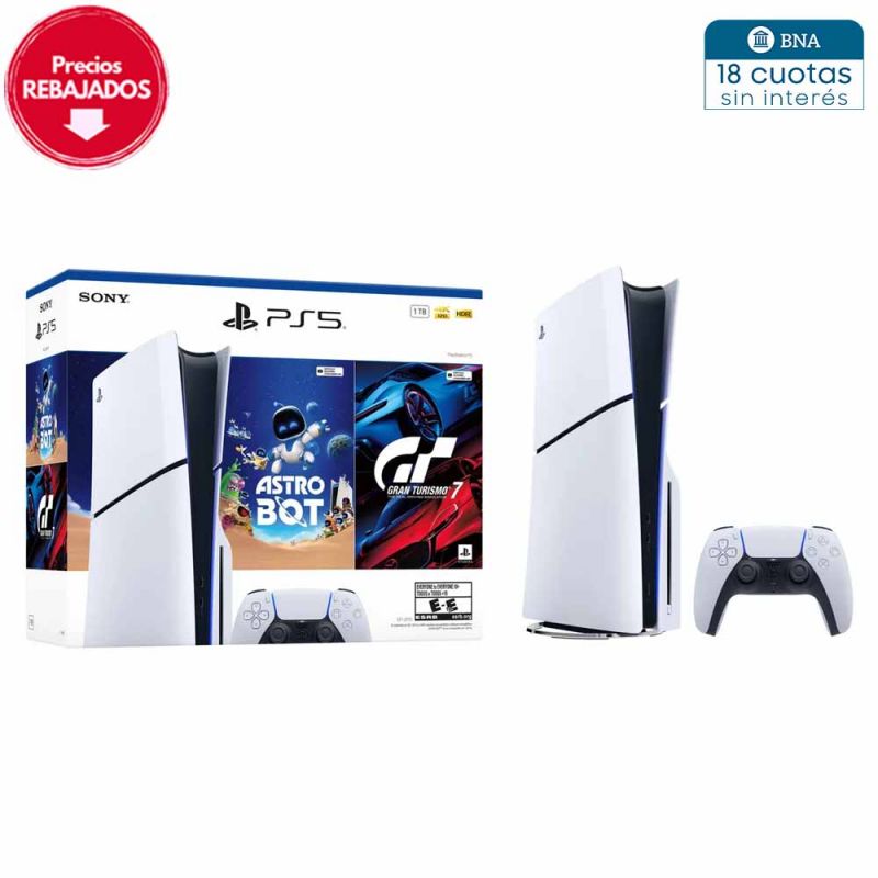 Consola Sony PlayStation 5 PS5 Slim Standard 1TB-SSD
