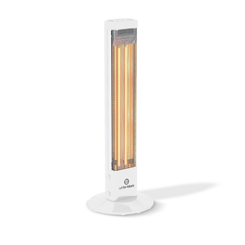 Radiateur électrique Vertical Civetta 1500W Avec WiFi - Noir, Pour Pièce Jusqu'à 20m², Thermostat Programmable