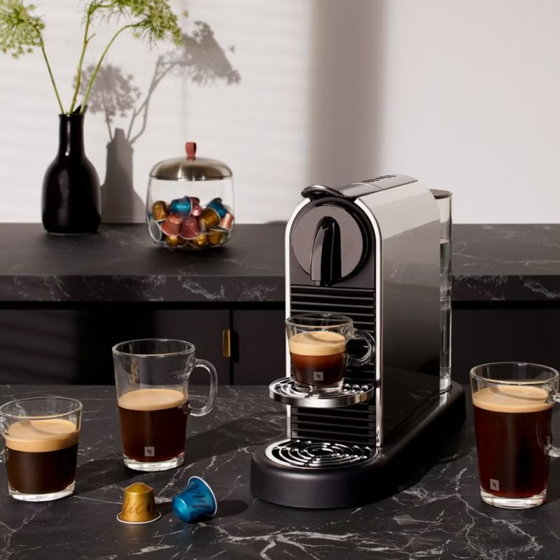 Cafetera Nespresso Citiz Milk D145-AR-ME-NE Platinum