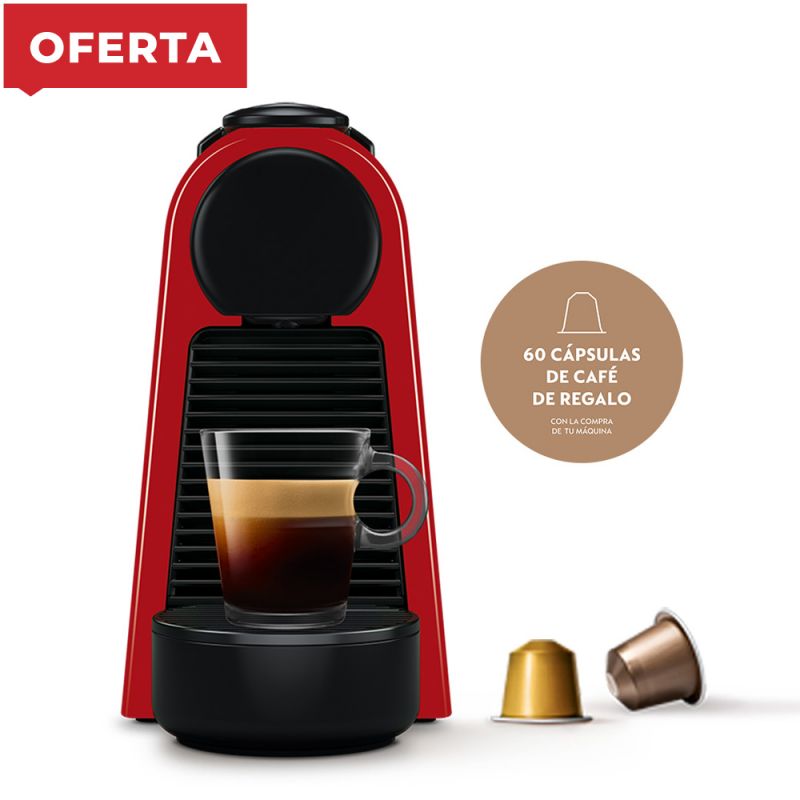 Cafetera Nespresso Essenza D30-AR-RE-NE2 Mini Red 