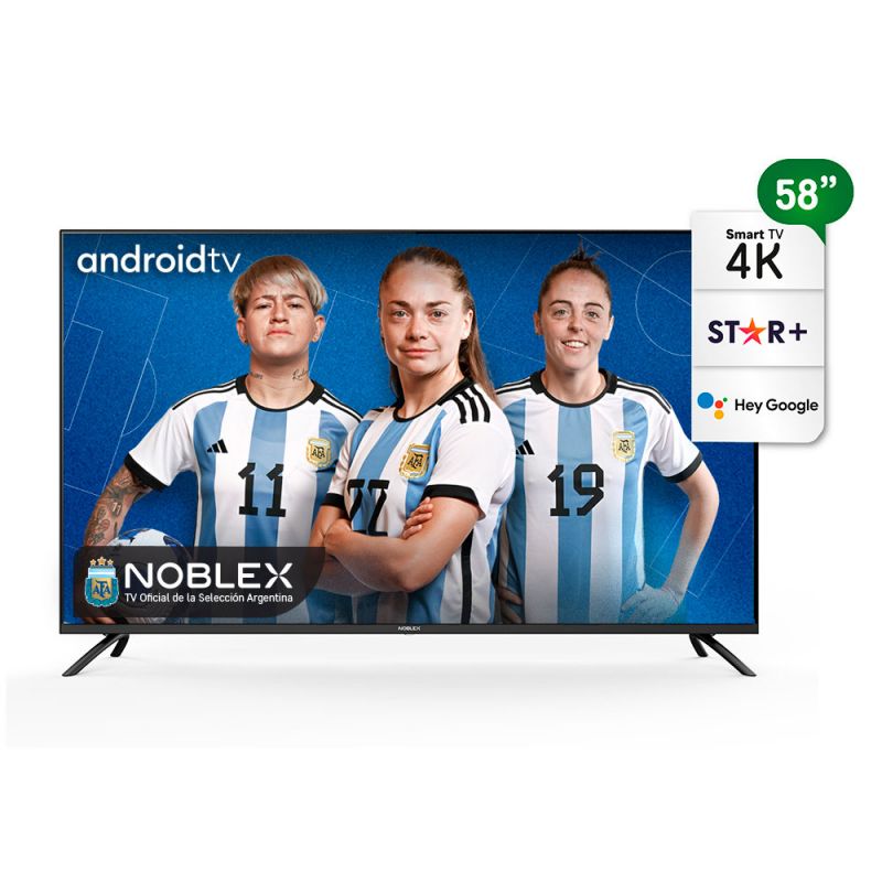Smart TV 58" Noblex LED 4K DB58X7500 Android