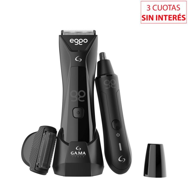 Depiladora Corporal Clipper Gama GT EGGO Comfort 5.0 Inalámbrica Negro