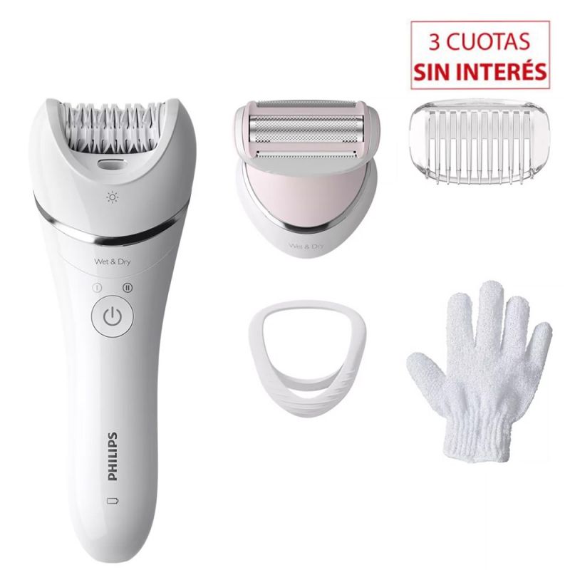 Depiladora Philips BRE712/00 Wet & Dry + 4 Accesorios