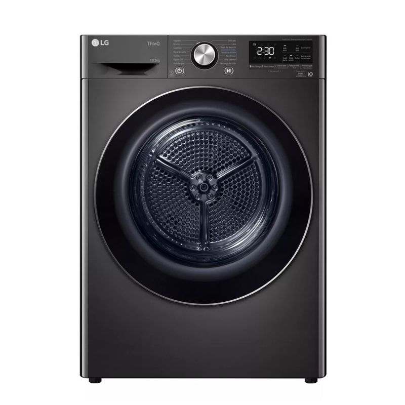 Secarropas por Calor 10.5kg LG DF11BVC2S6 Inverter Black Steel