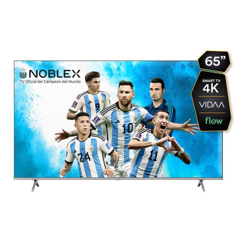 Smart TV 65" Noblex UHD 4K DK65X6550 Gris
